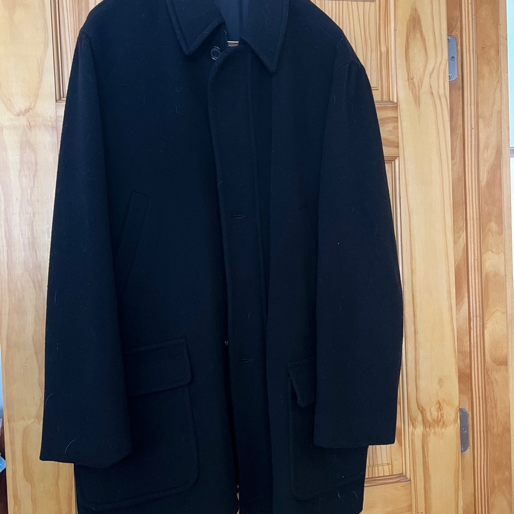 Ralph Lauren Men's Classic Black Pea Coat